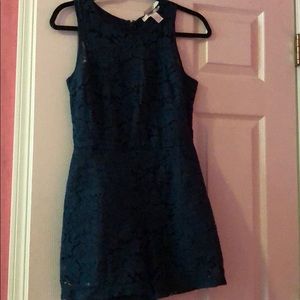 Torquoise LAce Romper Forever 21